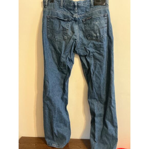 Harley-Davidson Motorcycle Straight Leg Denim Jeans Men 38x32 - Picture 2 of 7